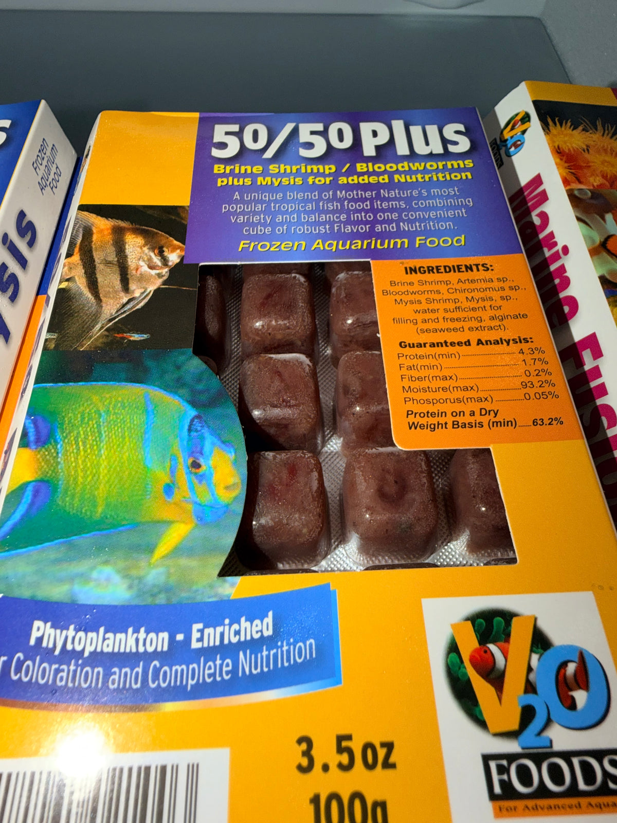 50/50 Plus Mix frozen cubes 100g