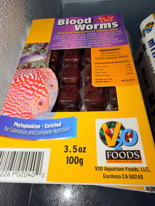 Bloodworms frozen food 100g