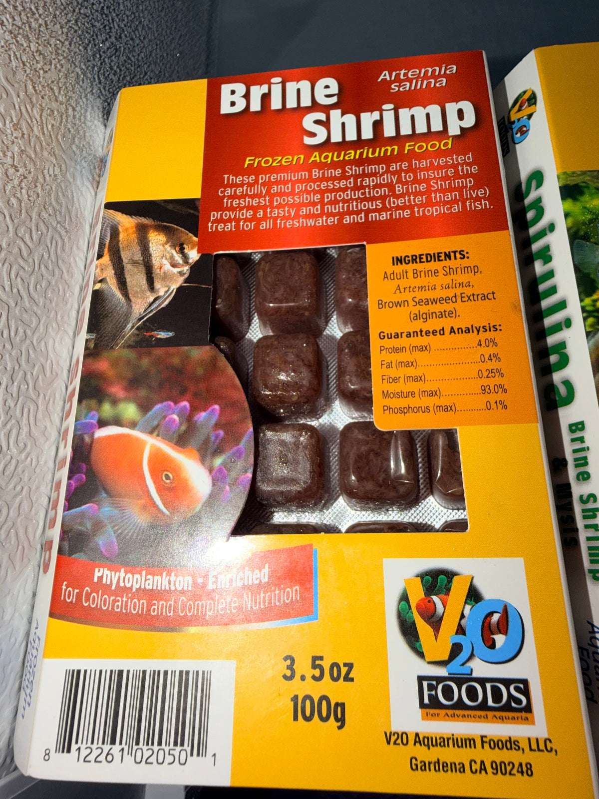 Brine Shrimp frozen food 100g